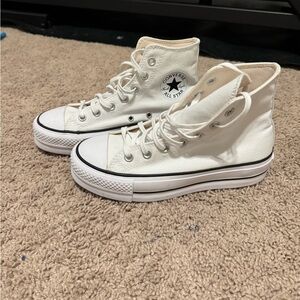 Converse Platform High Tops (White)